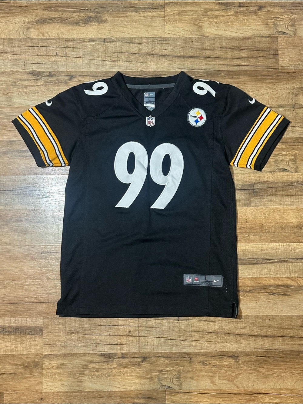 Nike Black Pittsburgh Steelers Keisel #99 Men's Football Jersey